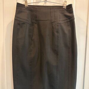 Karen Millen Black Pencil Skirt w/detailing